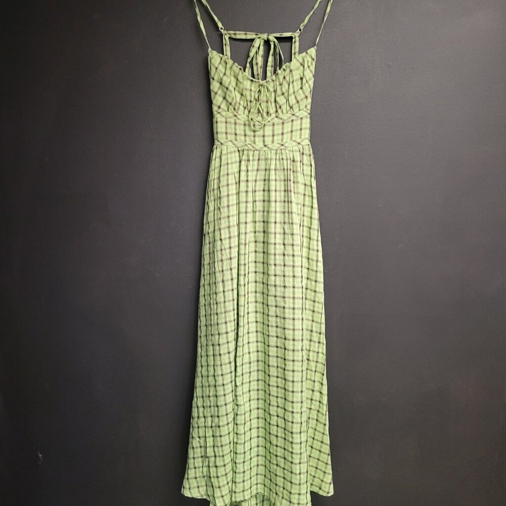 Petal and Pup Womens Stevey Dress - Green Check NEW MULTIPLE SIZES